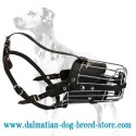 Multifunctional Wire basket Dalmatian dog muzzle